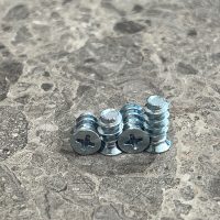 Euro Screws - 6.3mm x 10mm - Silver Zinc Plated - Box of 1500